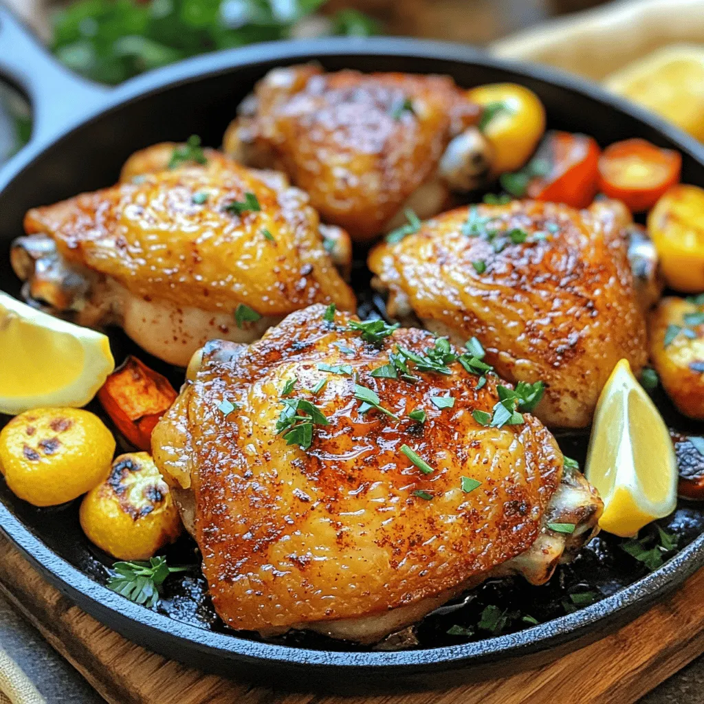 Smoky Paprika Chicken Thighs Köstlich und Einfach