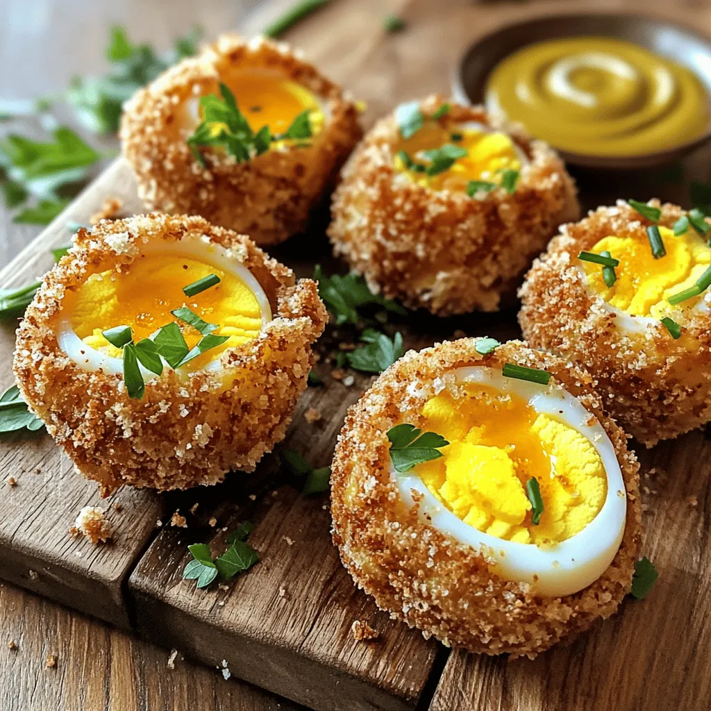 Scotch Eggs sind eine köstliche Kombination aus Ei und Wurst. Diese leckere Speise stammt aus Großbritannien und ist ein beliebtes Snackgericht. Die Bedeutung von Scotch Eggs liegt in ihrer rustikalen Einfachheit. Sie bieten eine herzhafte Option, die viele Menschen begeistert.