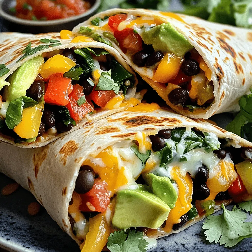 Loaded Veggie Breakfast Burritos Einfaches Rezept