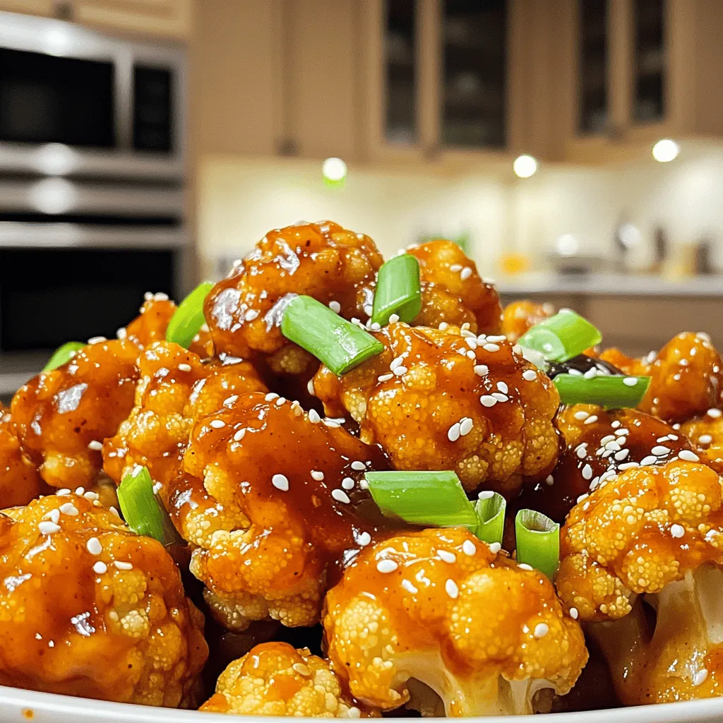 General Tso&#8217;s Cauliflower Einfaches und leckeres Gericht
