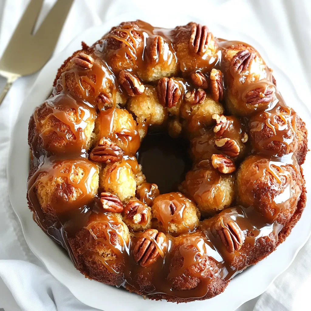 Caramel Pecan Sticky Monkey Bread Einfaches Rezept