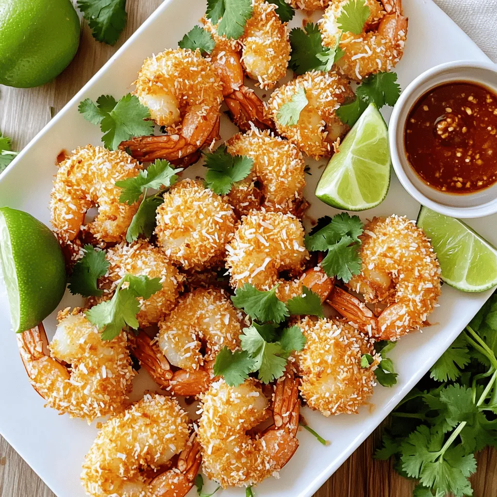 Krosse Air Fryer Coconut Shrimp Schnell und Einfach