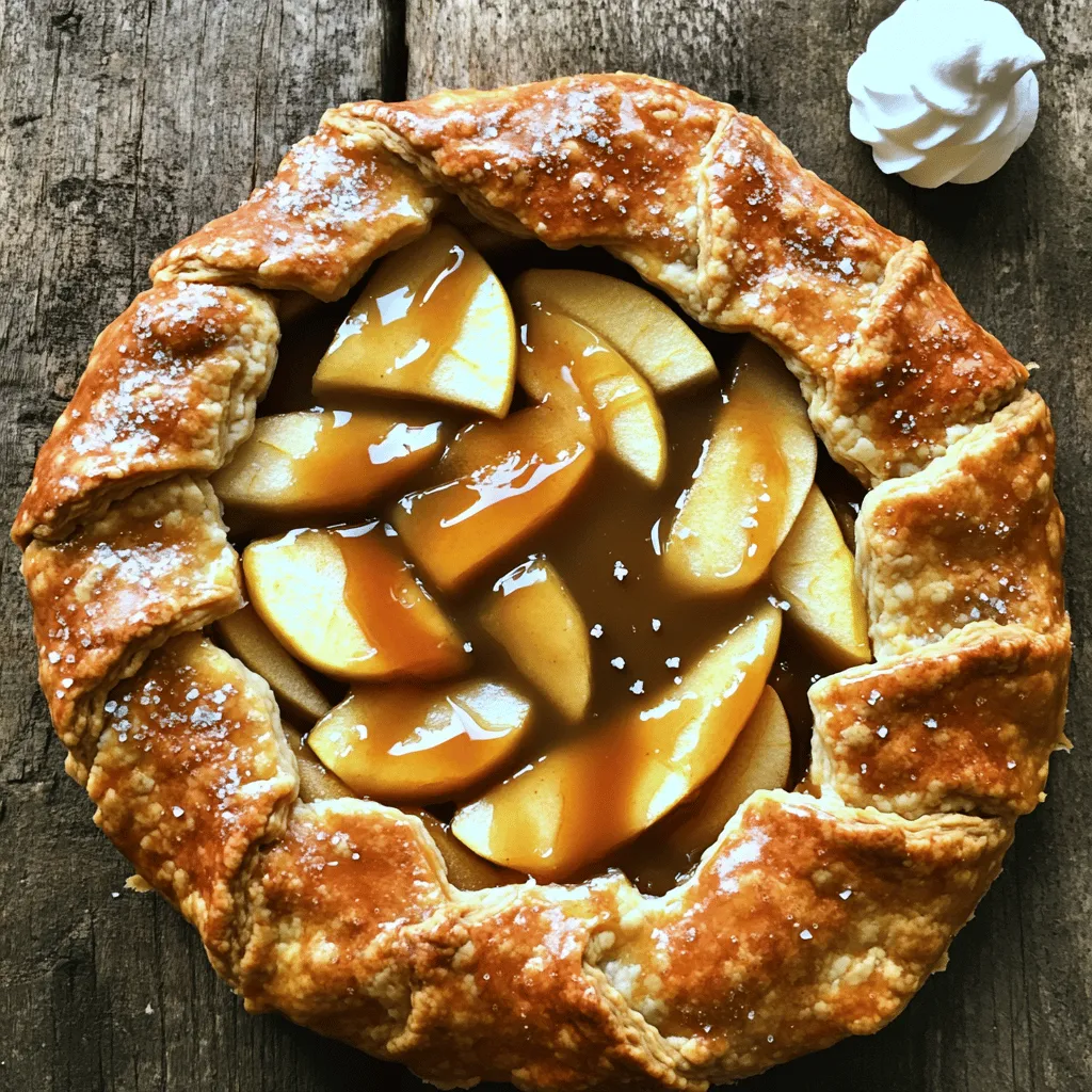 Salted Caramel Apple Galette Schmackhaftes Rezept