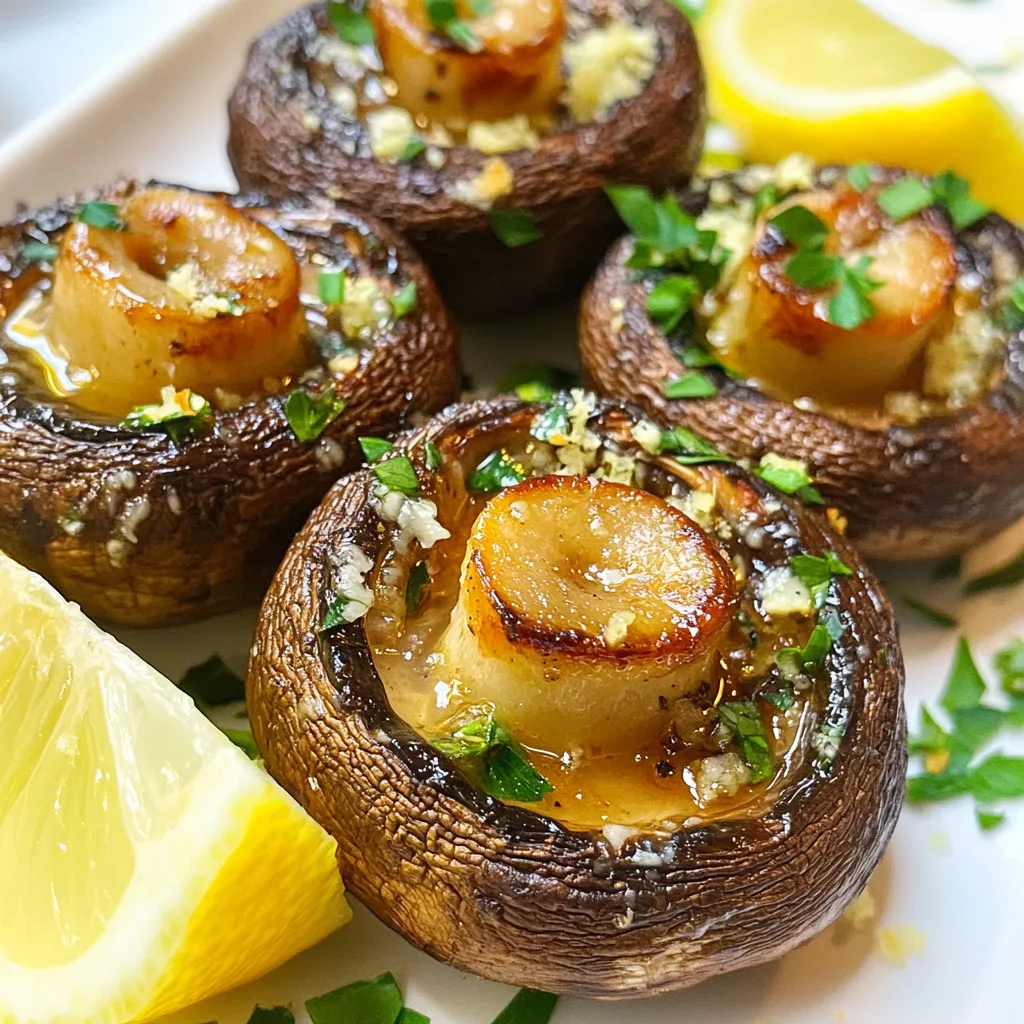 Knoblauch Parmesan Röstpilze Lecker und Einfach Rezept