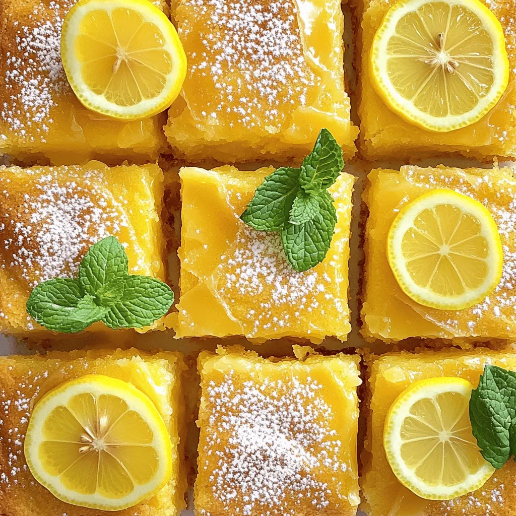 Lemon Bar Cookie Recipe Lecker und Einfach Zubereiten