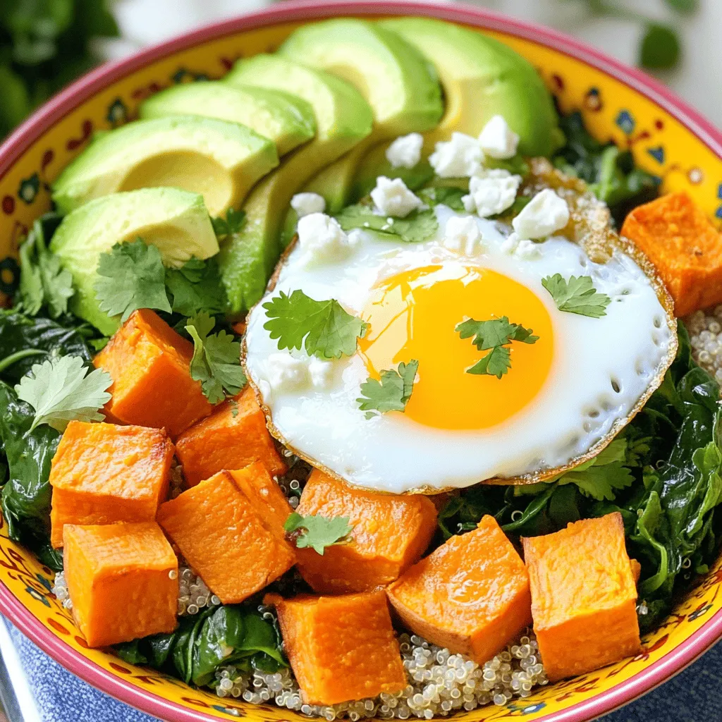 Süßkartoffel Frühstücksschüssel Nahrhaft und Lecker