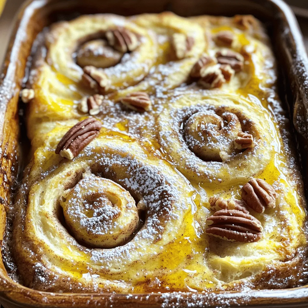 Zimtschnecken-Auflauf Einfache und köstliche Speise