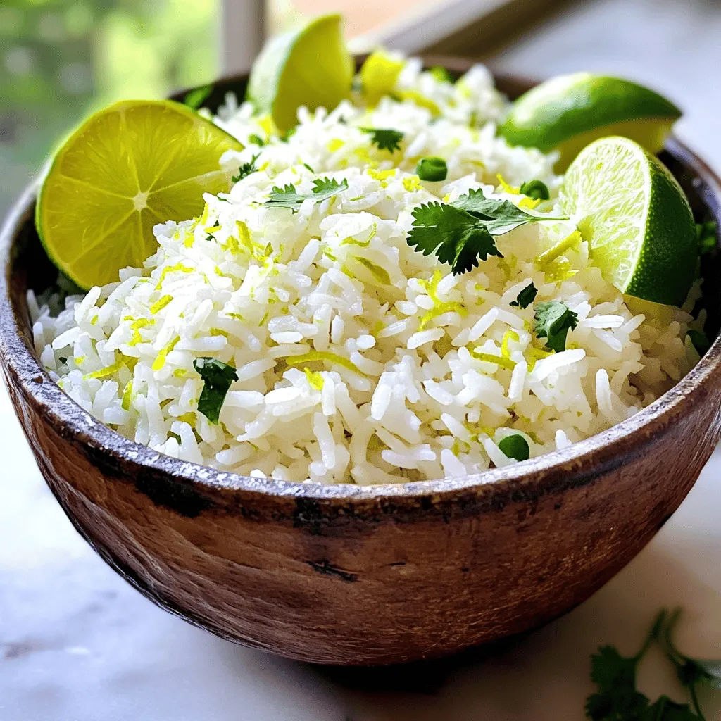 Kokos Lime Rice Rezept Einfach und Lecker Zubereiten