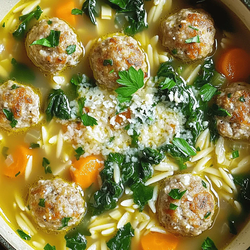 Italienische Hochzeitsuppe Lecker und Einladend