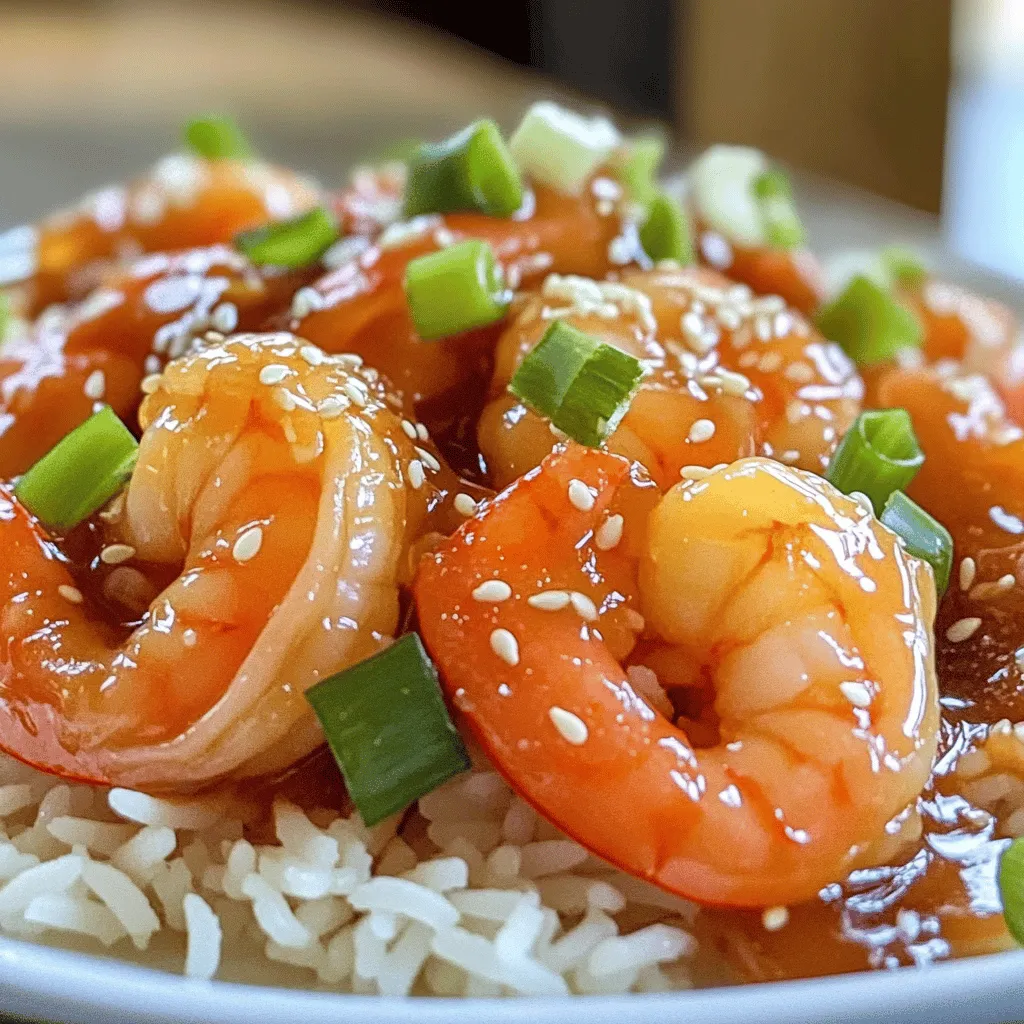 Honig Knoblauch Glasierte Garnelen Einfaches Rezept