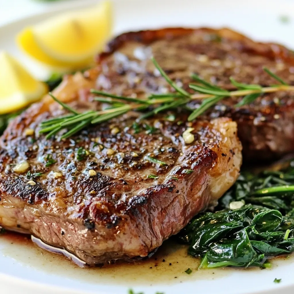 Garlic Butter Steak Skillet Schmackhaftes Rezept