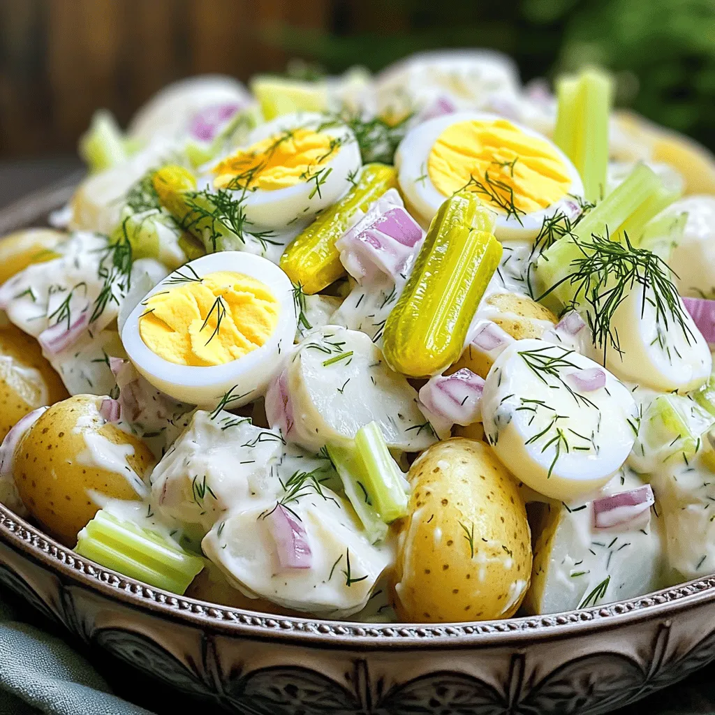 Klassischer Kartoffelsalat Einfach und Köstlich genießen