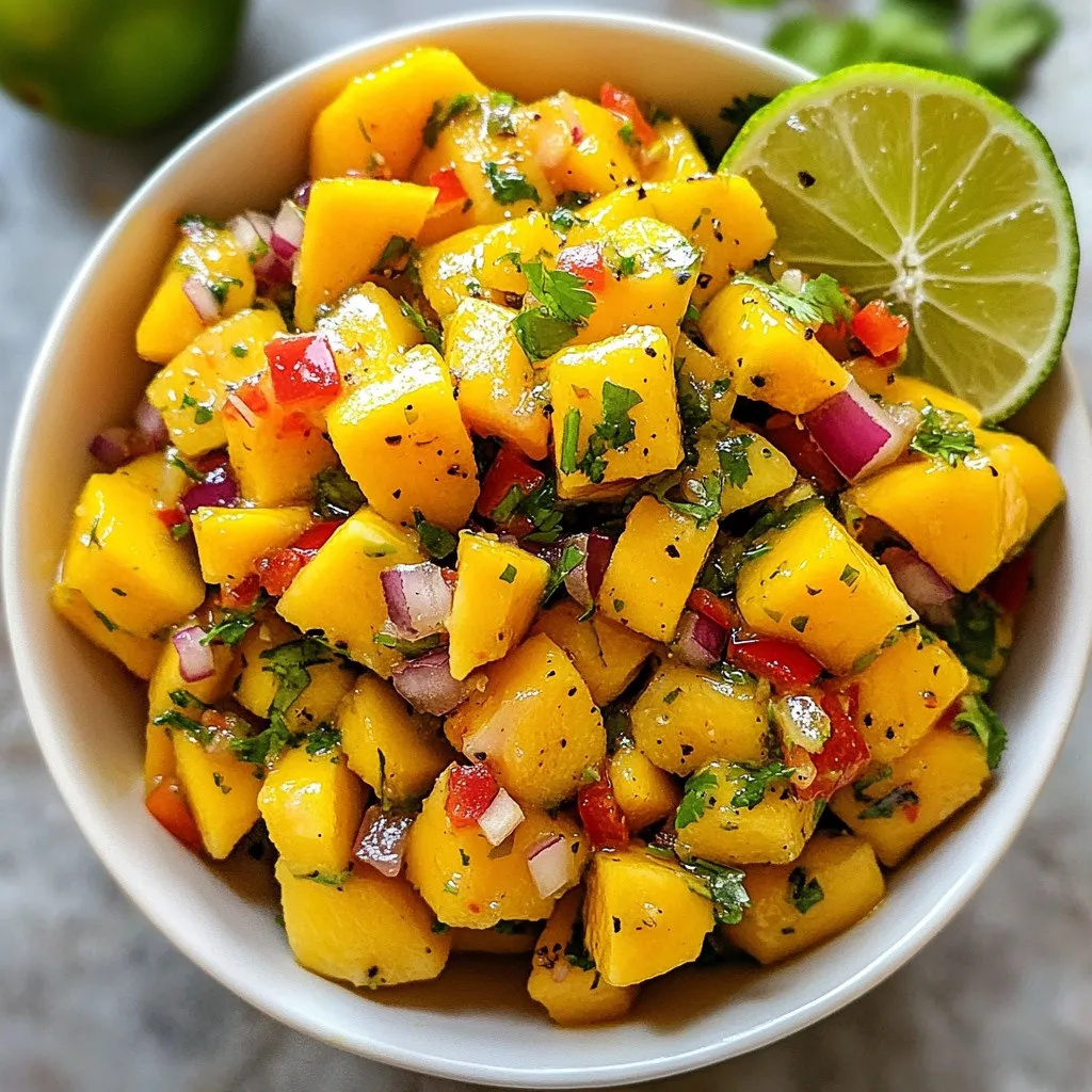 Mango Habanero Salsa Frisch und Würzig Genießen