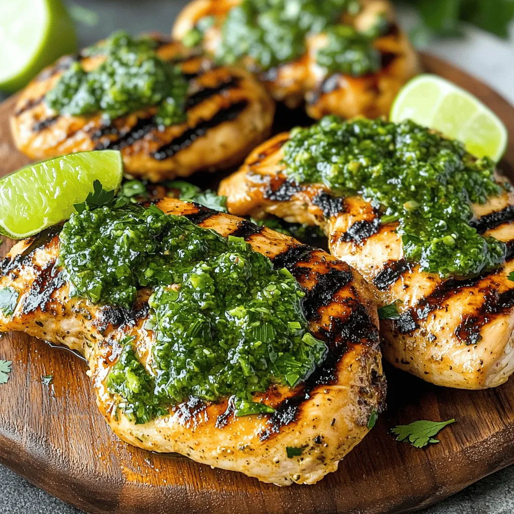 Grilled Chicken Chimichurri Einfaches Rezept