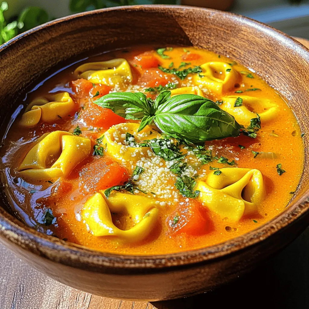 Slow Cooker Creamy Tomato Tortellini Bisque Genuss