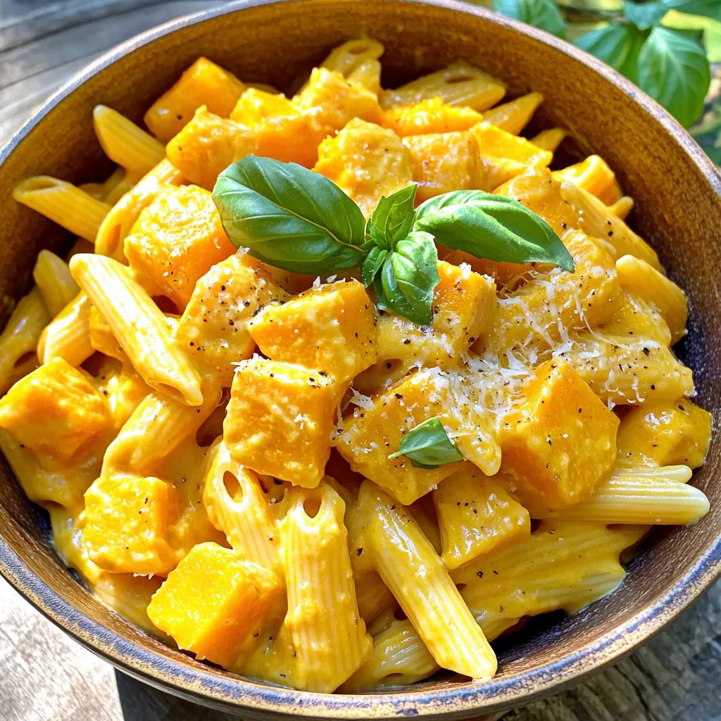 One-Pot Creamy Butternut Squash Pasta Leckeres Rezept