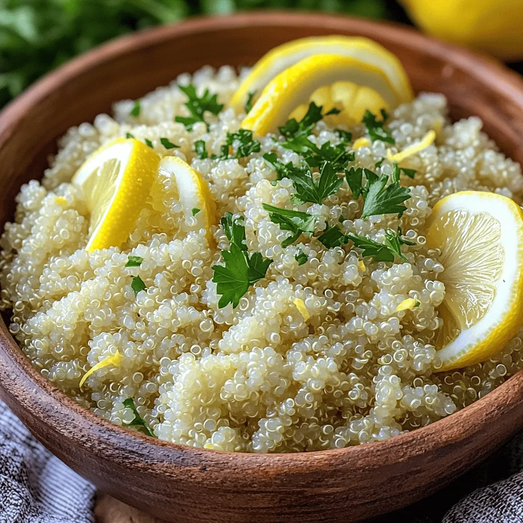 Sensationeller Instant Pot Lemon Herb Quinoa Genuss