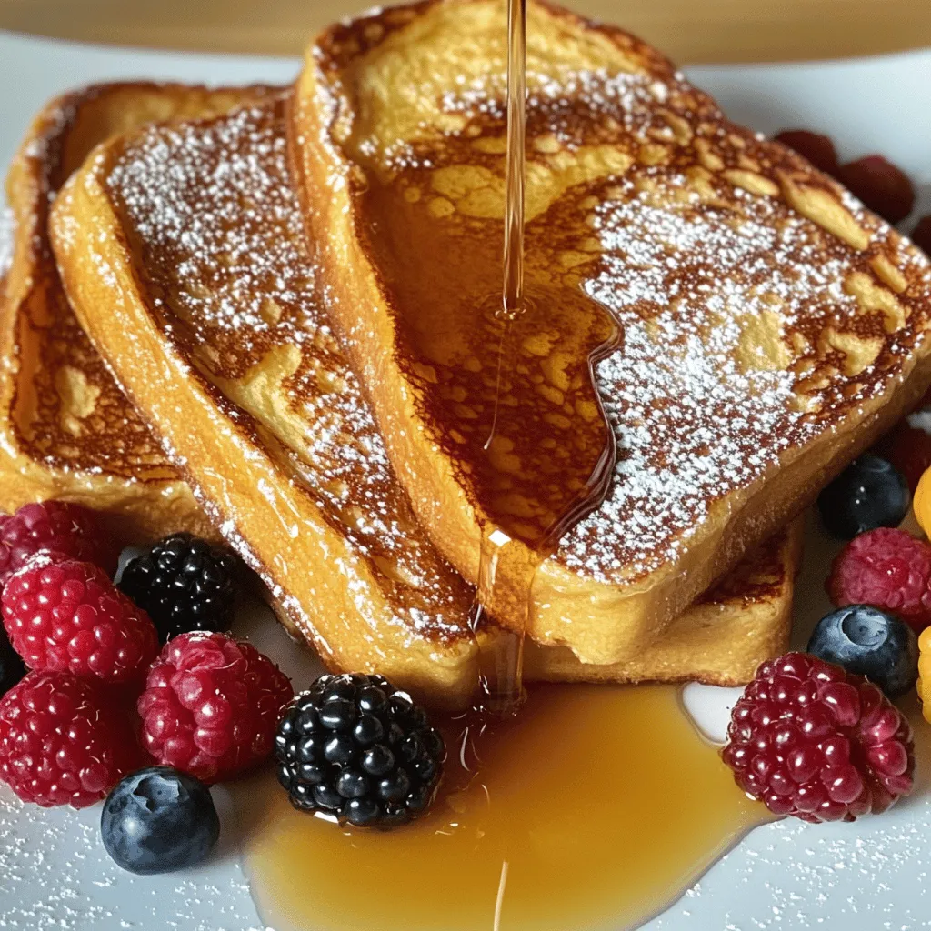 Klassischer French Toast mit Ahornsirup Genuss
