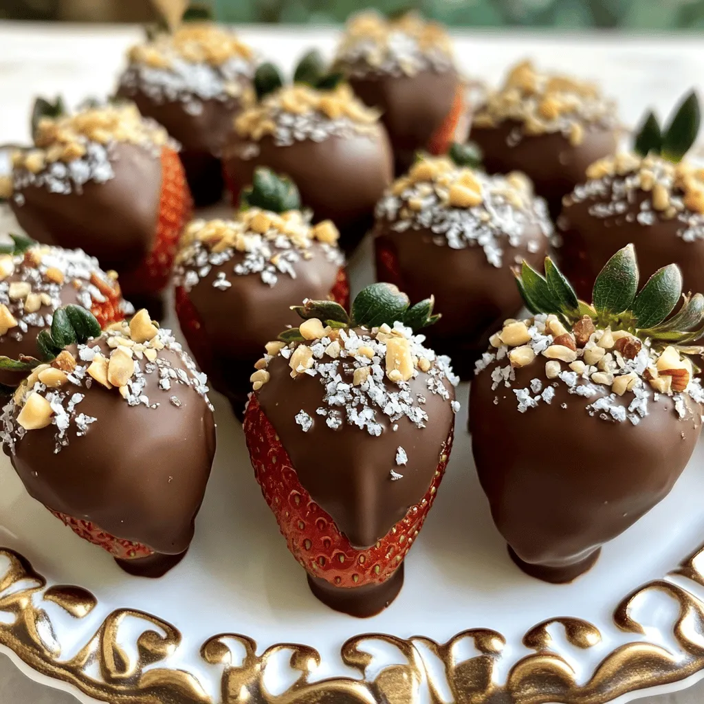 Vegan Chocolate Covered Strawberries Köstlicher Genuss
