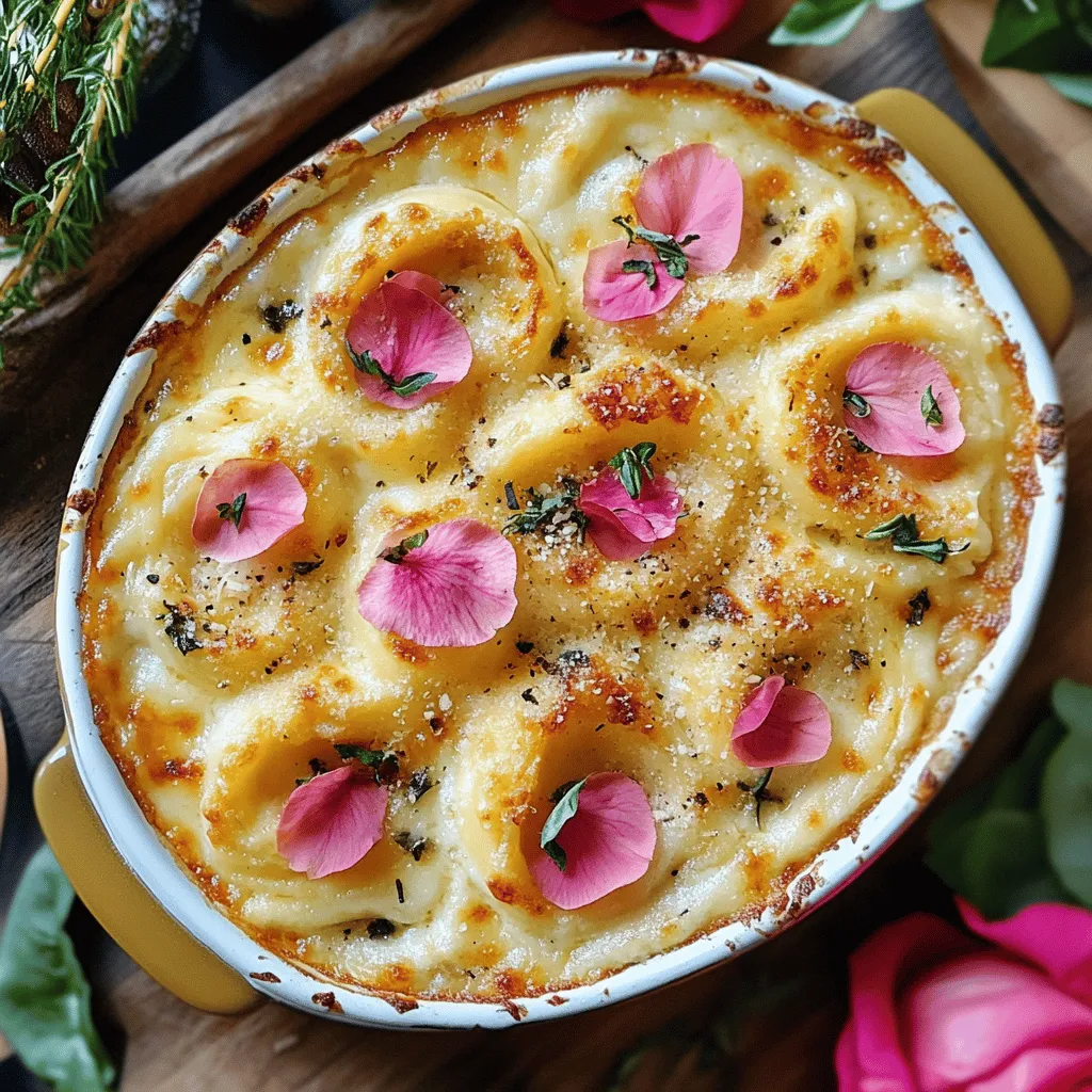Das Knoblauch-Shirmp-Gratin hat einige Hauptzutaten. Die Garnelen sind die Basis. Für das beste Ergebnis verwende ich frische, große Garnelen. Sie haben mehr Geschmack und eine bessere Textur.