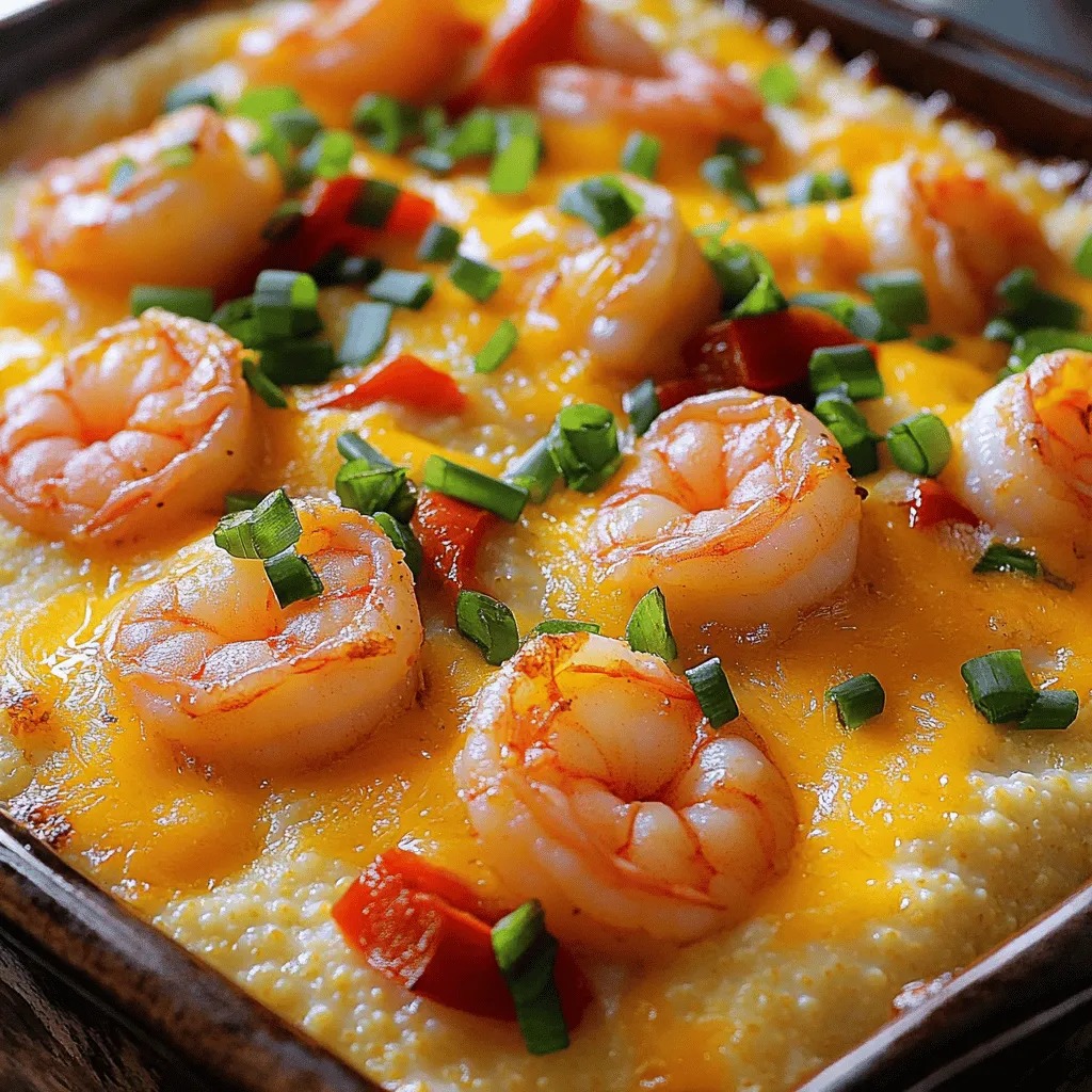 Schmackhafter Shrimp and Grits Casserole Genuss
