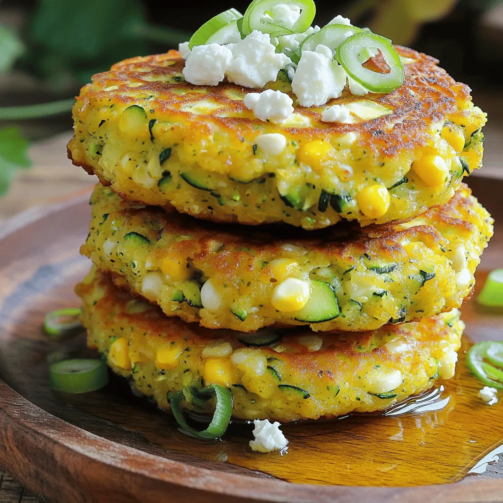 Zucchini Corn Cakes Einfach und Lecker Zubereiten