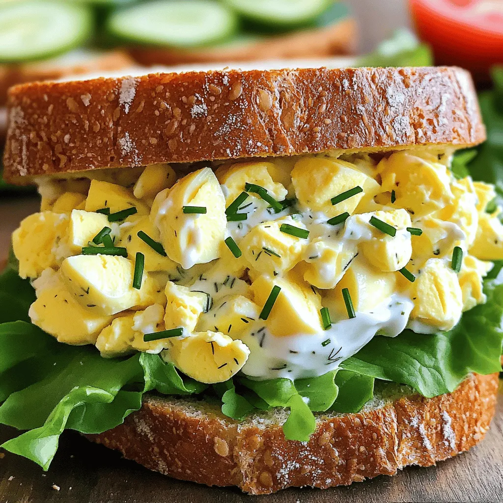 Eiersalat-Sandwich Einfach und Lecker Rezept