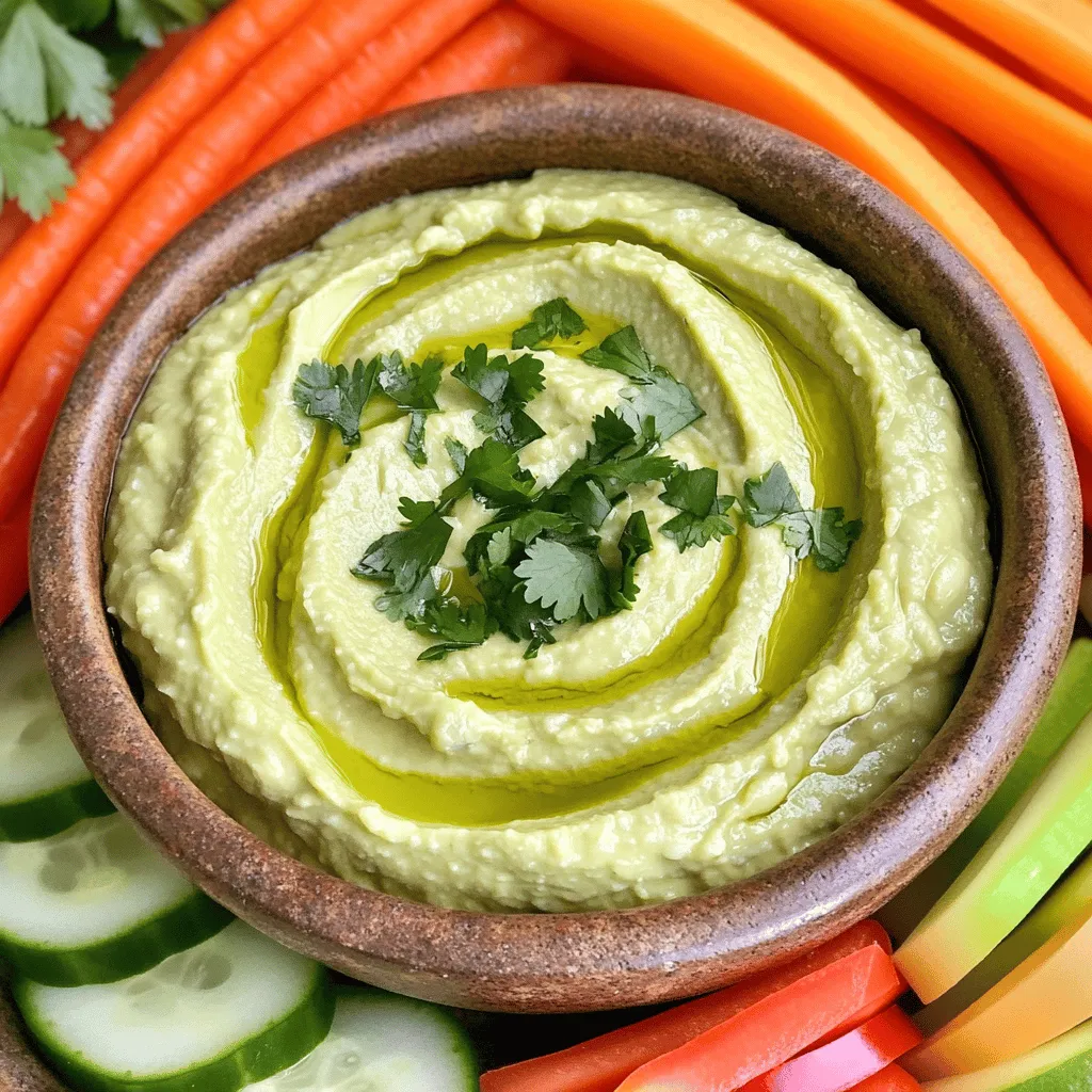 Cremiger Avocado und weiße Bohnen Dip Genuss