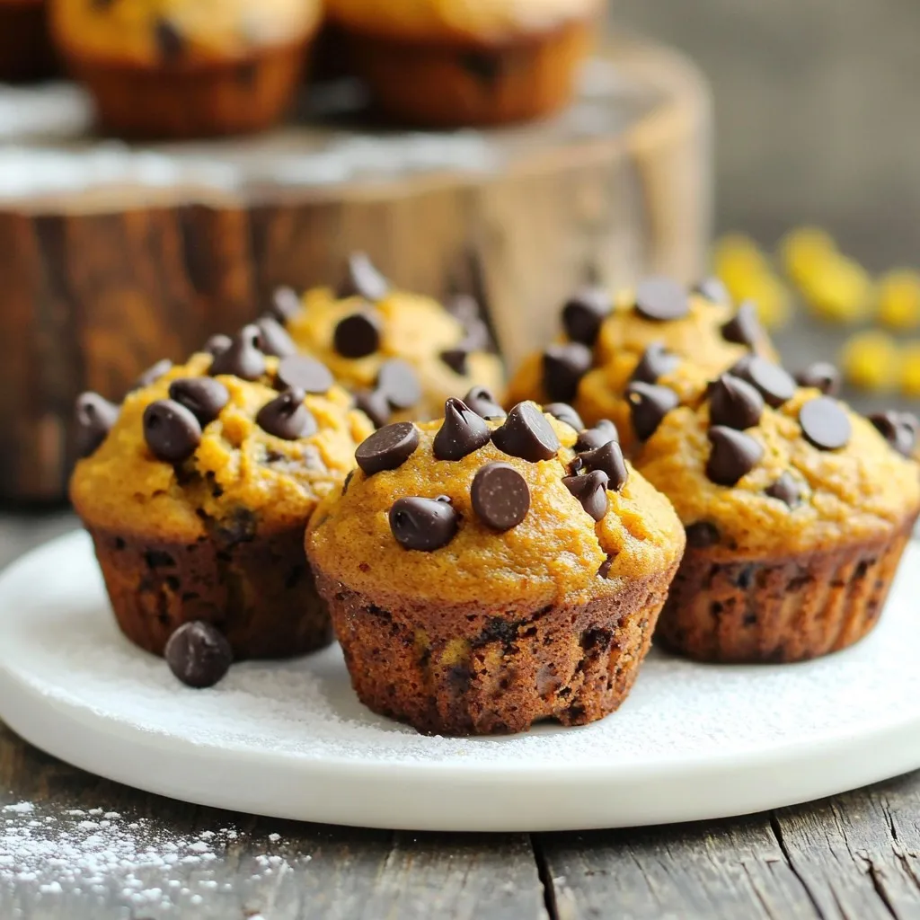 Schokoladenstückchen Kürbis Muffins lecker und einfach