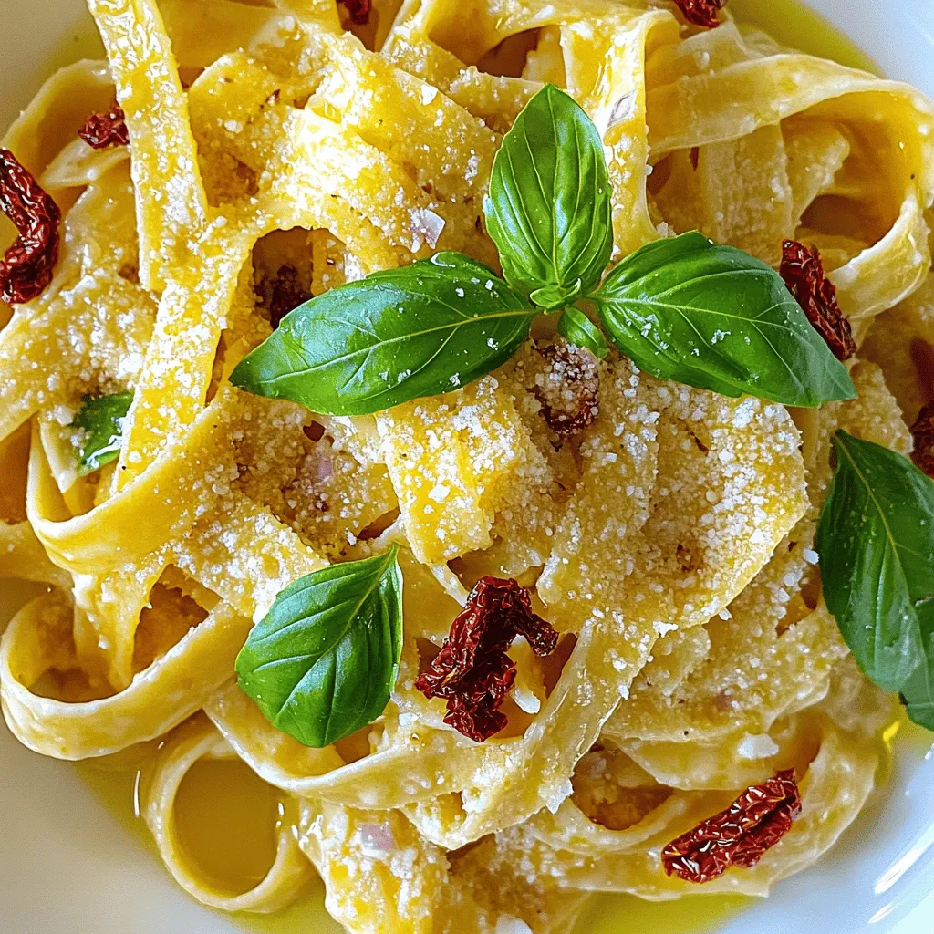 Cremige getrocknete Tomaten Pasta köstlich und einfach