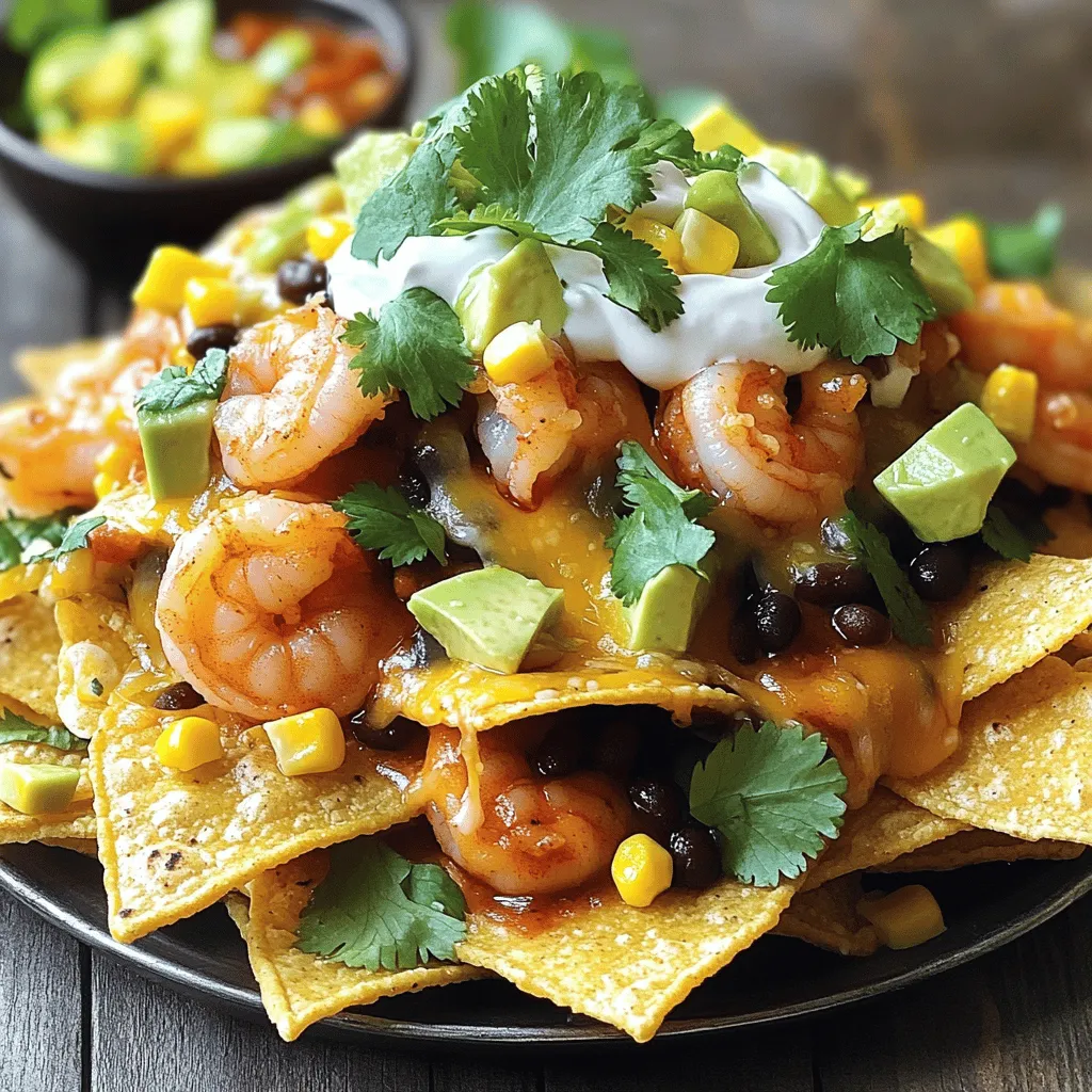 Chipotle Lime Shrimp Nachos Sheet Pan für jeden Tag