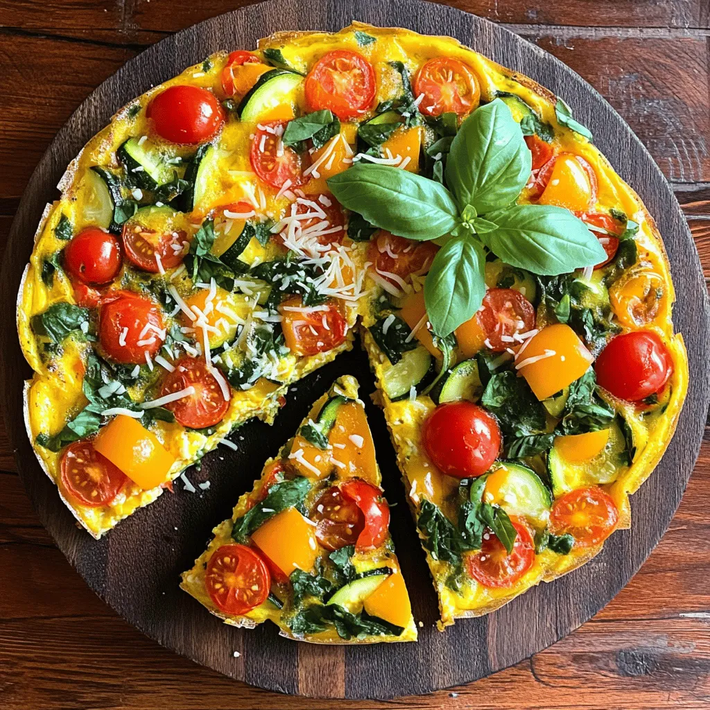 Savory Vegetable Frittata Einfach und Schnell Zubereiten