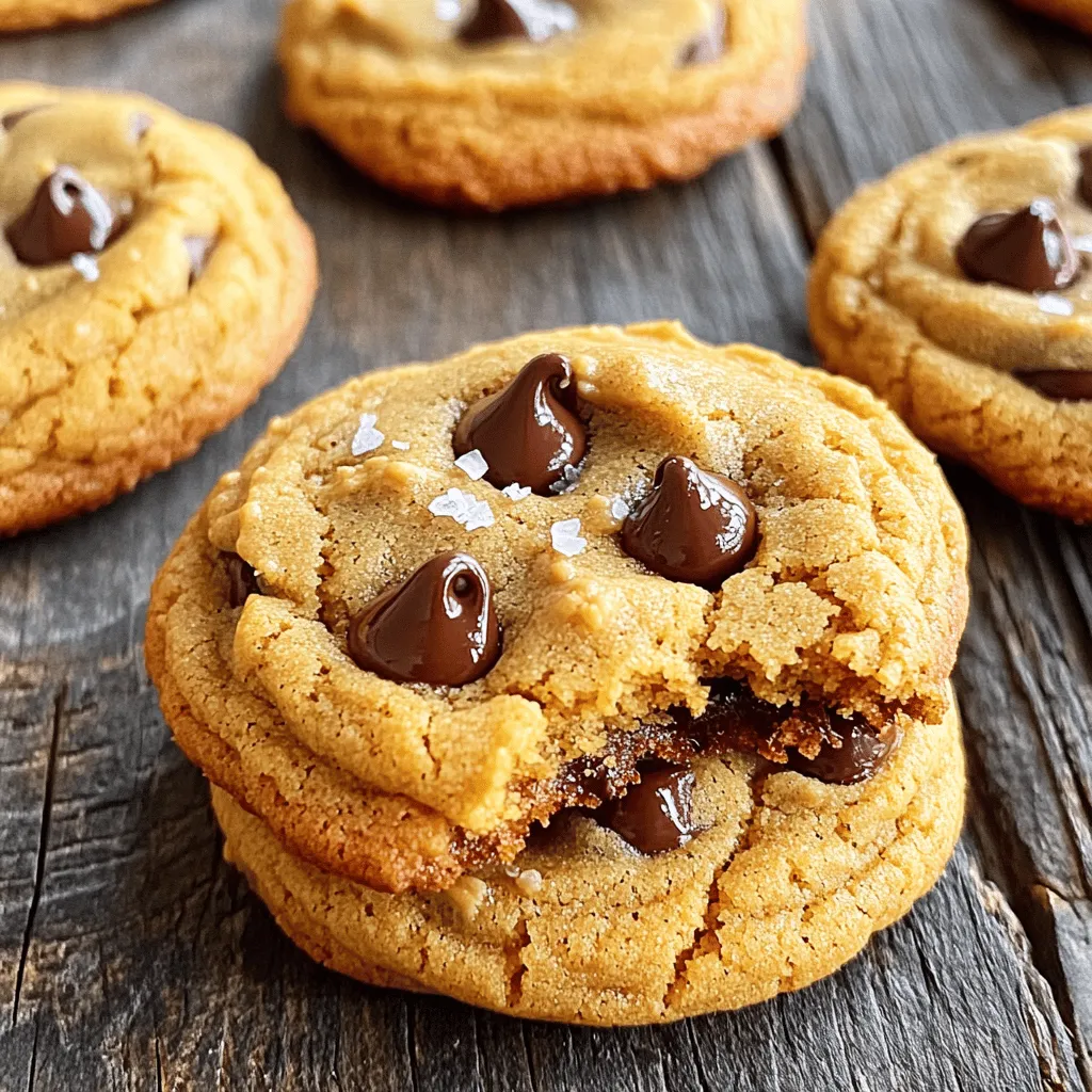 Peanut Butter Chocolate Chip Cookies Köstlicher Genuss