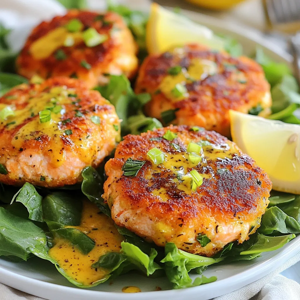 Honey Mustard Salmon Patties Schnelle und leckere Mahlzeit