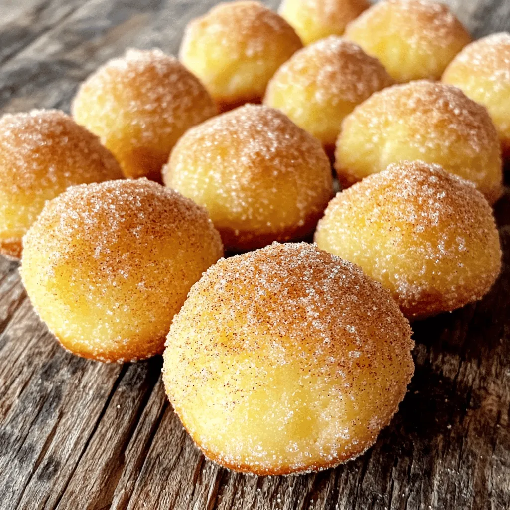 Air Fryer Cinnamon Sugar Donut Holes Rezept lecker