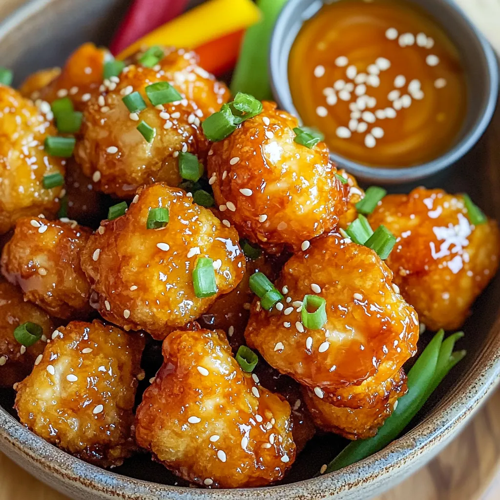 Air Fryer Honey Garlic Chicken Bites Einfaches Rezept