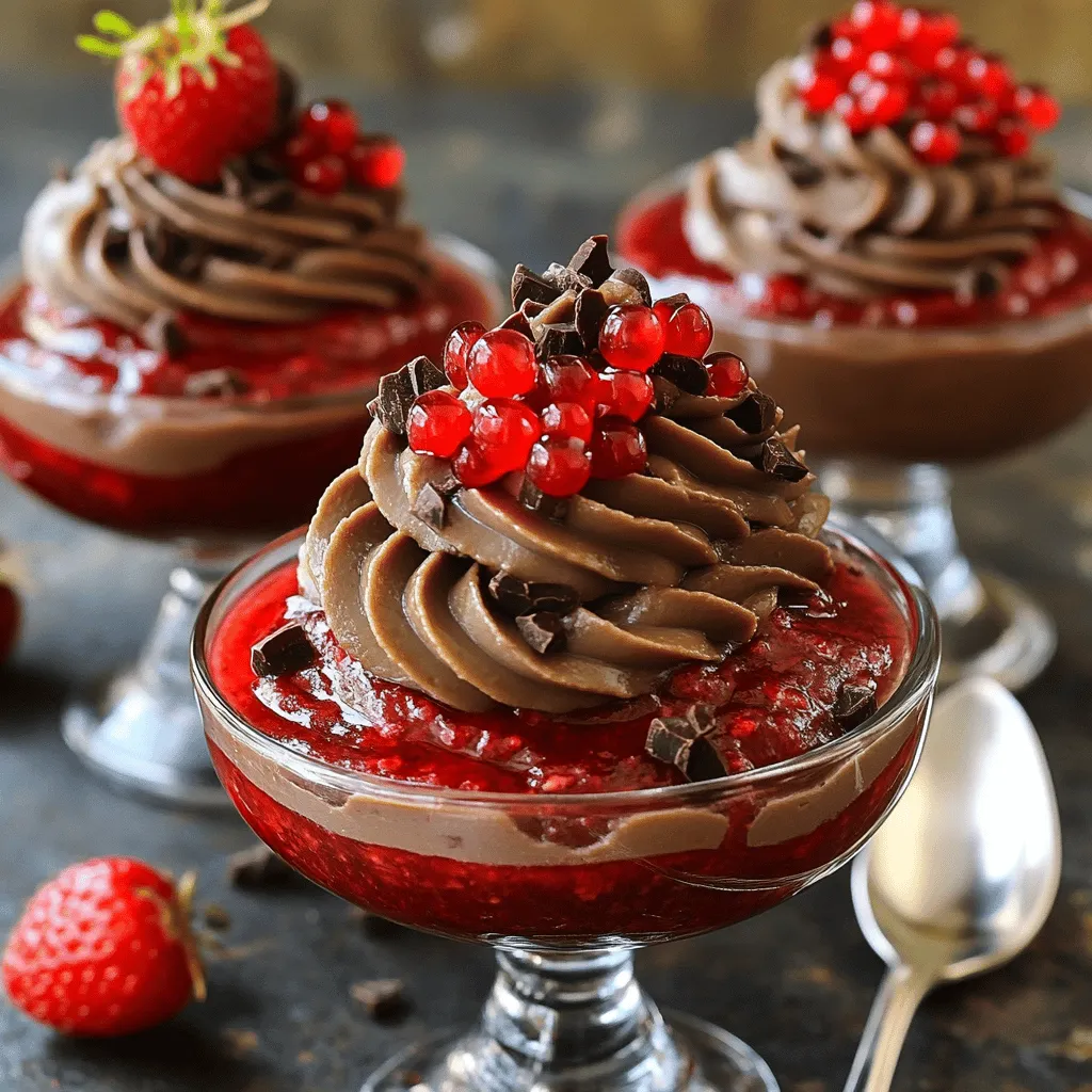 Um eine perfekte Schokoladenmousse mit Himbeersauce zu machen, brauchen wir gute Zutaten. Für das Schokoladenmousse benötigen wir 200 g Zartbitterschokolade, 3 große Eier, 50 g Zucker, 300 ml Schlagsahne, 1 Teelöffel Vanilleextrakt und eine Prise Salz. Für die Himbeersauce brauchen wir 200 g frische Himbeeren, 2 Esslöffel Honig und 1 Esslöffel Zitronensaft.