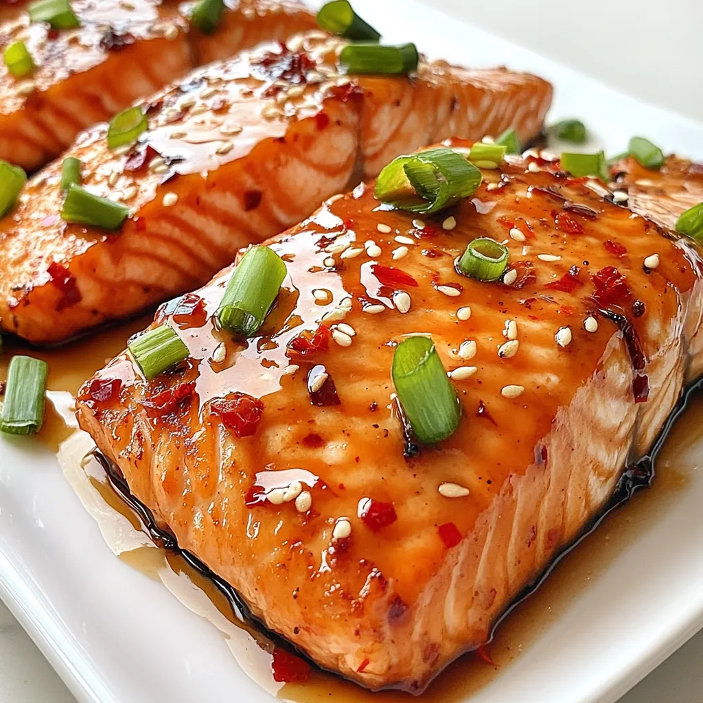 Süß-scharfer Thai-Chili-Lachs Schnelle und leckere Mahlzeit