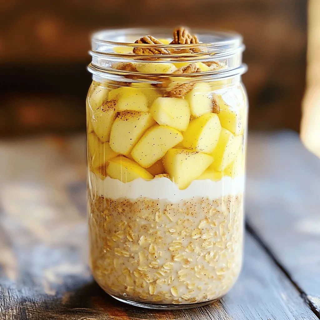 Cinnamon Roll Overnight Oats Lecker und Einfach Rezept