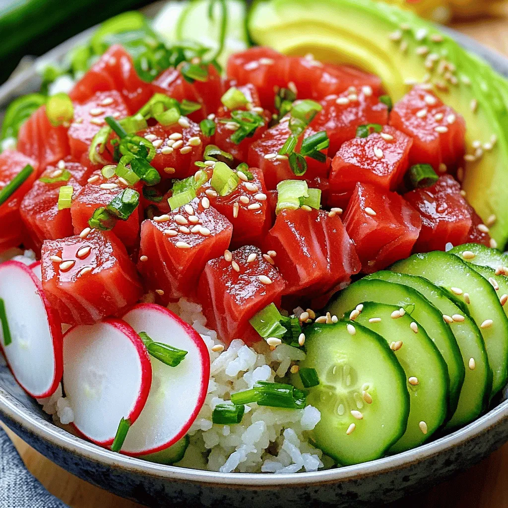 Spicy Tuna Poke Bowl Köstliches Rezept Entdecken