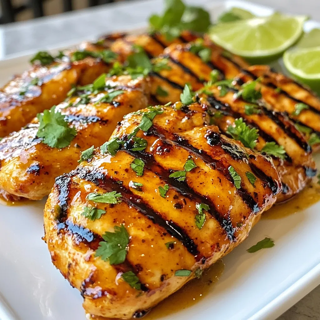 Sweet Chili Lime Grilled Chicken Einfache Grillvergnügen