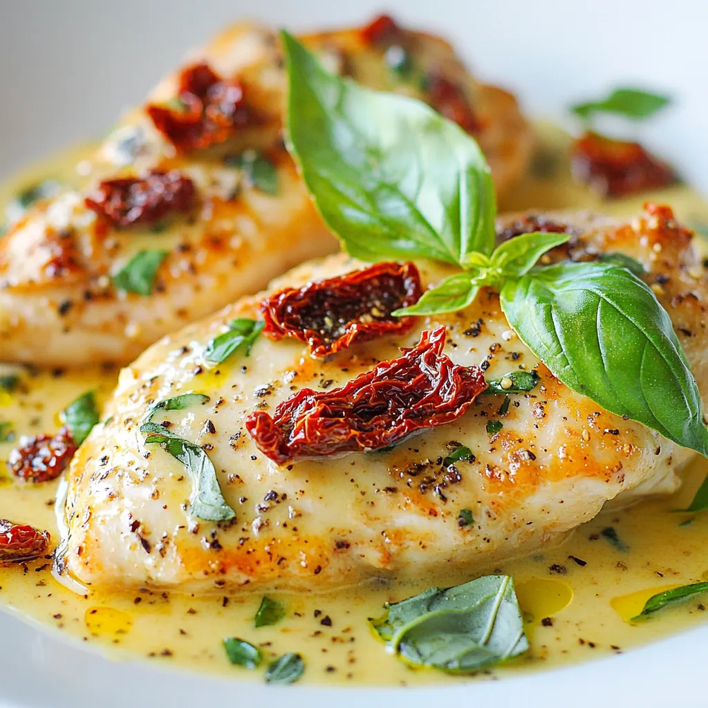Creamy Sun-Dried Tomato Chicken Leckereien zubereiten