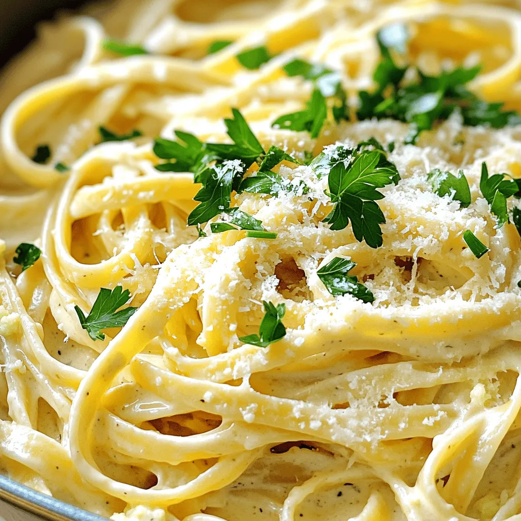 Creamy Cauliflower Alfredo Fettuccine Genuss Rezept