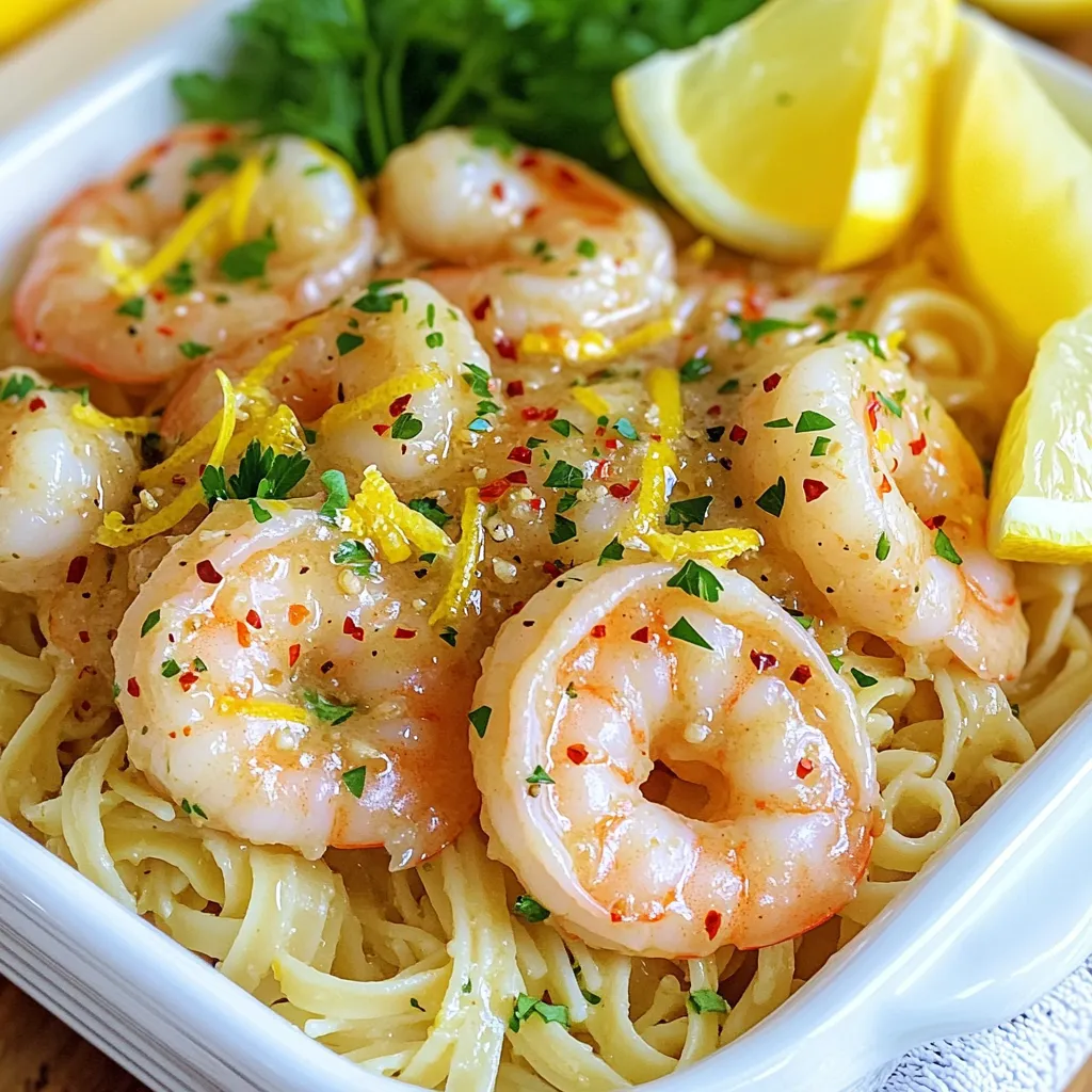 Slow Cooker Garlic Butter Shrimp Scampi Rezept