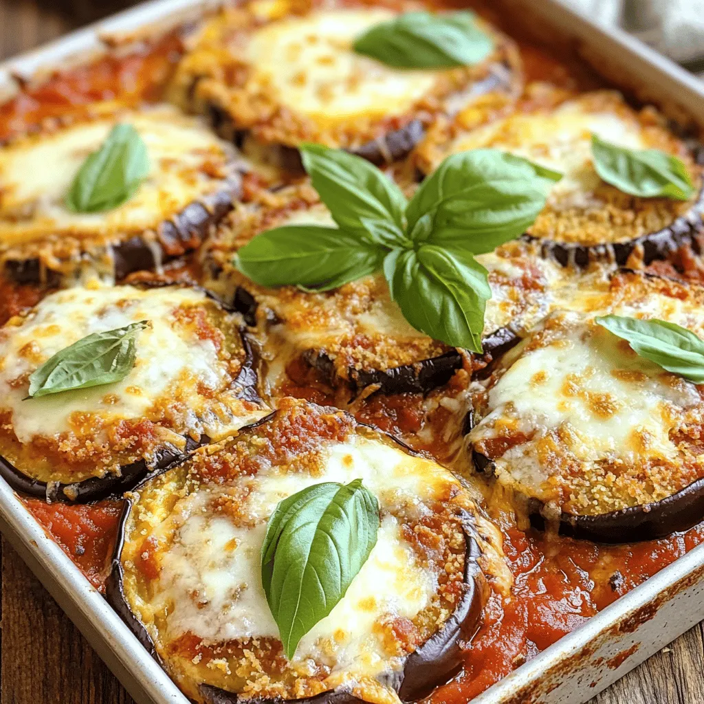 Crispy Baked Eggplant Parmesan Einfaches Rezept