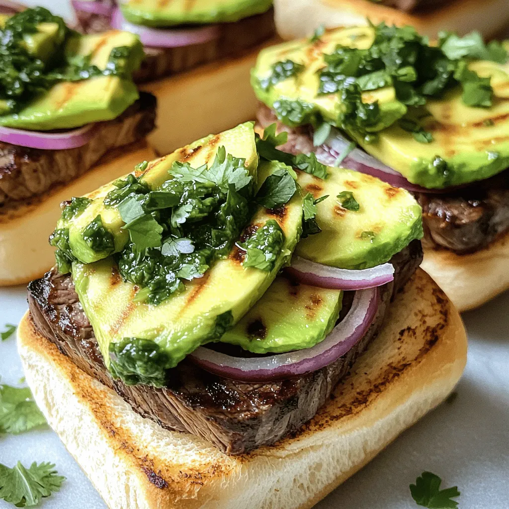 Chimichurri Top Sirloin Steak Sliders Einfaches Rezept