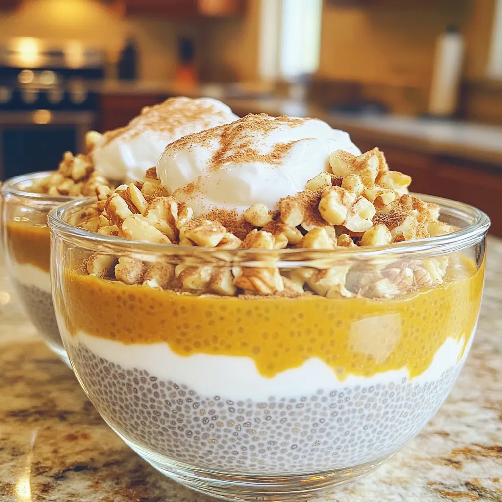 High-Protein Pumpkin Pie Chia Pudding Genuss Level-Up