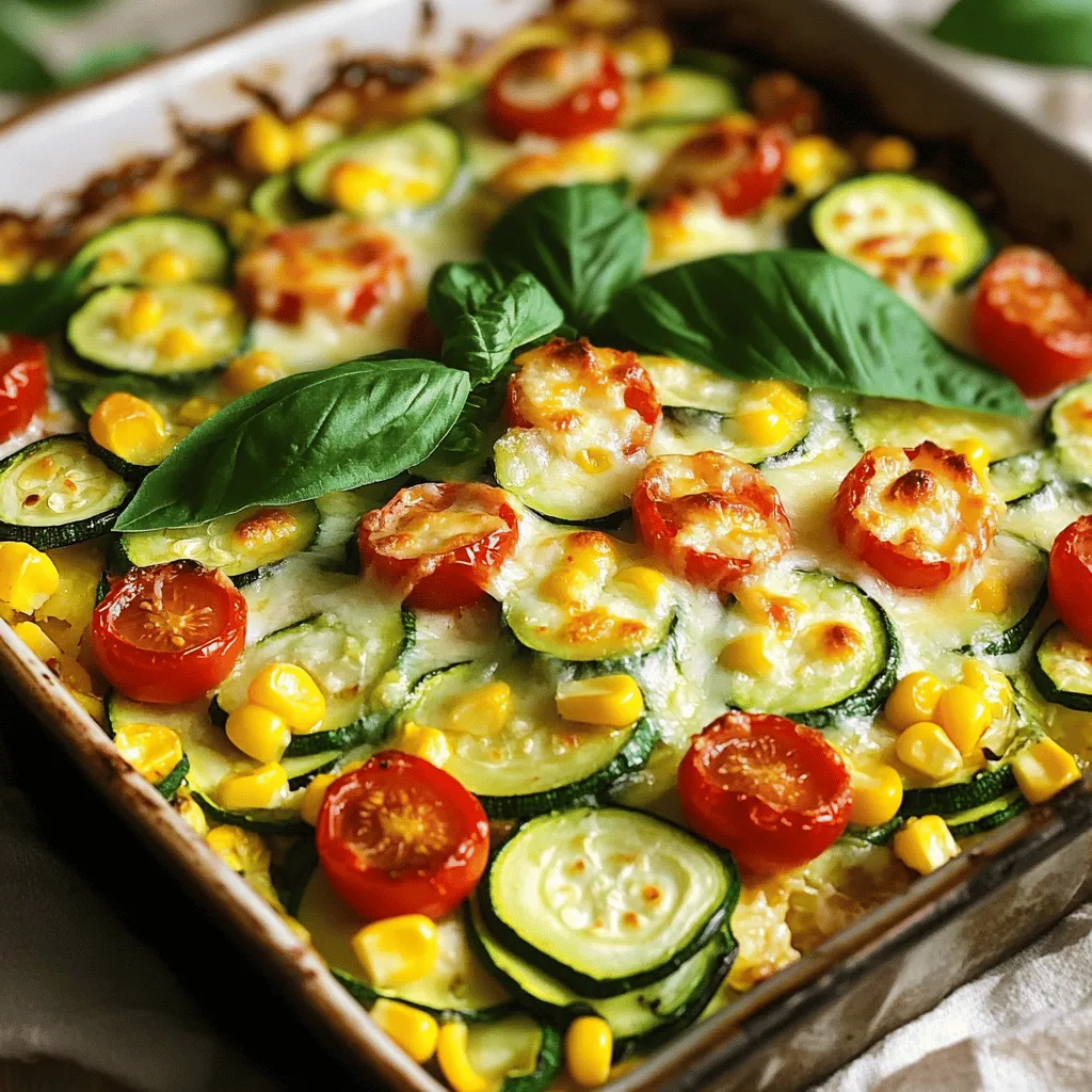 Zucchini und Corn Casserole Einfaches Rezept für alle