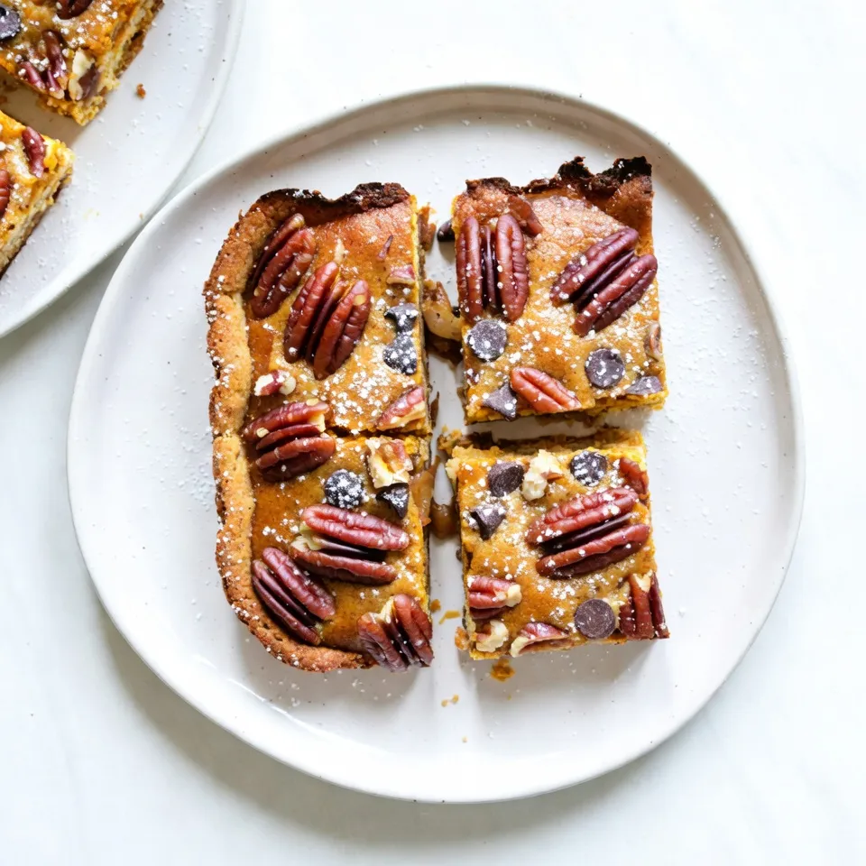 Kürbis-Pekan-Kuchen-Riegel Einfach und Lecker Rezept