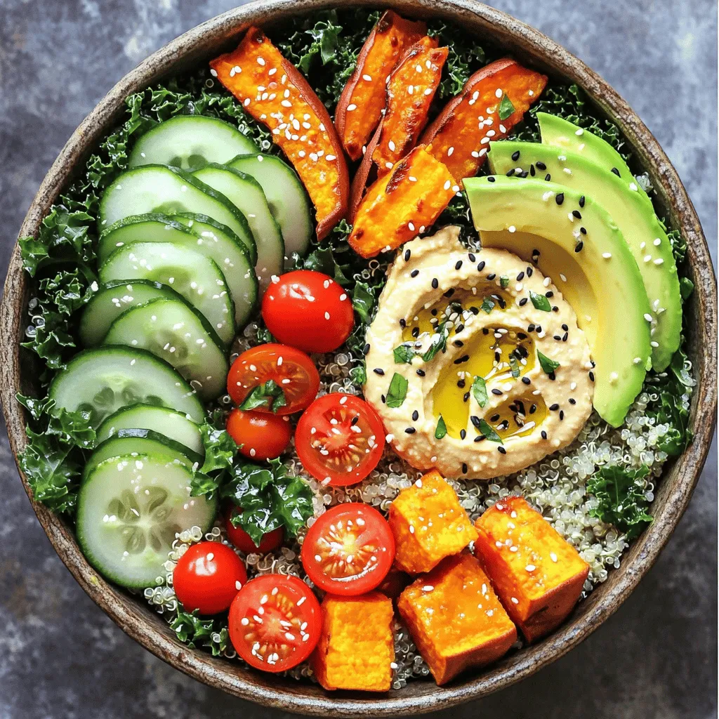 Einfache Veggie Buddha Bowl Schnelle und gesunde Mahlzeit